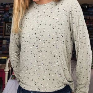 Aerie floral long sleeve